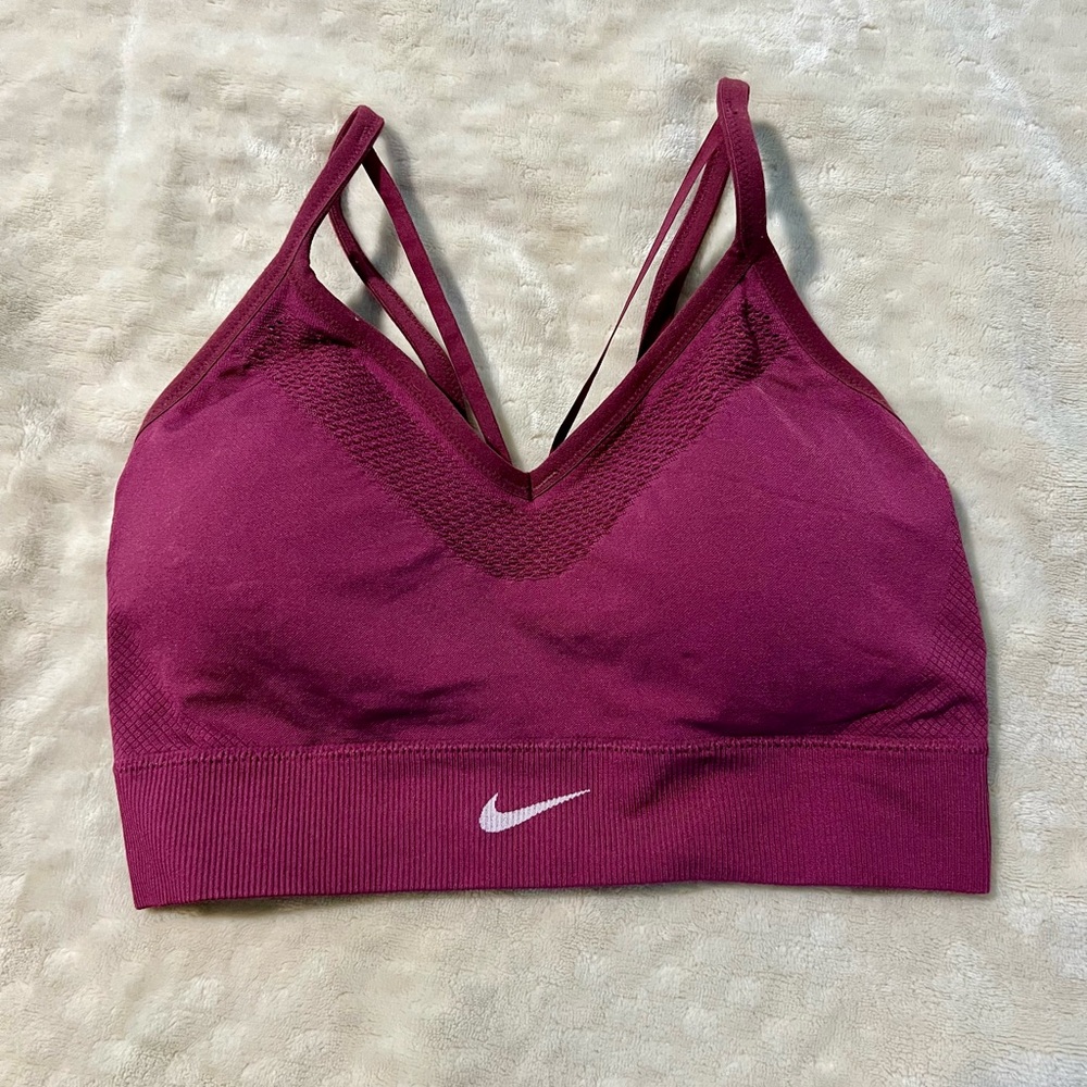 Nike Women's Purple Strapy Sports Bra